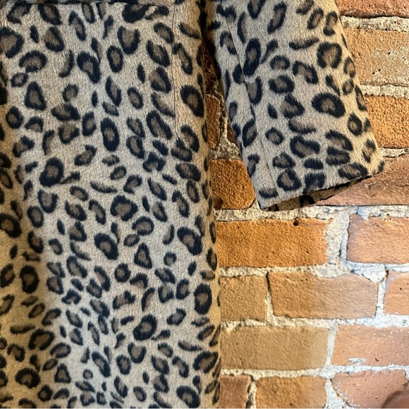 Kendall + Kylie | Leopard Print Coat Medium - Picture 5 of 8